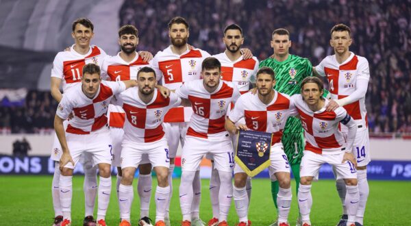 20.03.2025., stadion Poljud - UEFA Liga nacija, cetvrtfinale, prva utakmica, Hrvatska - Francuska. Ante Budimir, Josip Stanisic, Josko Gvardiol, Mateo Kovacic, Duje Caleta Car, Martin Baturina, Josip Sutalo, Andrej Kramaric, Dominik Livakovic, Luka Modric i Ivan Perisic Photo: Igor Kralj/PIXSELL