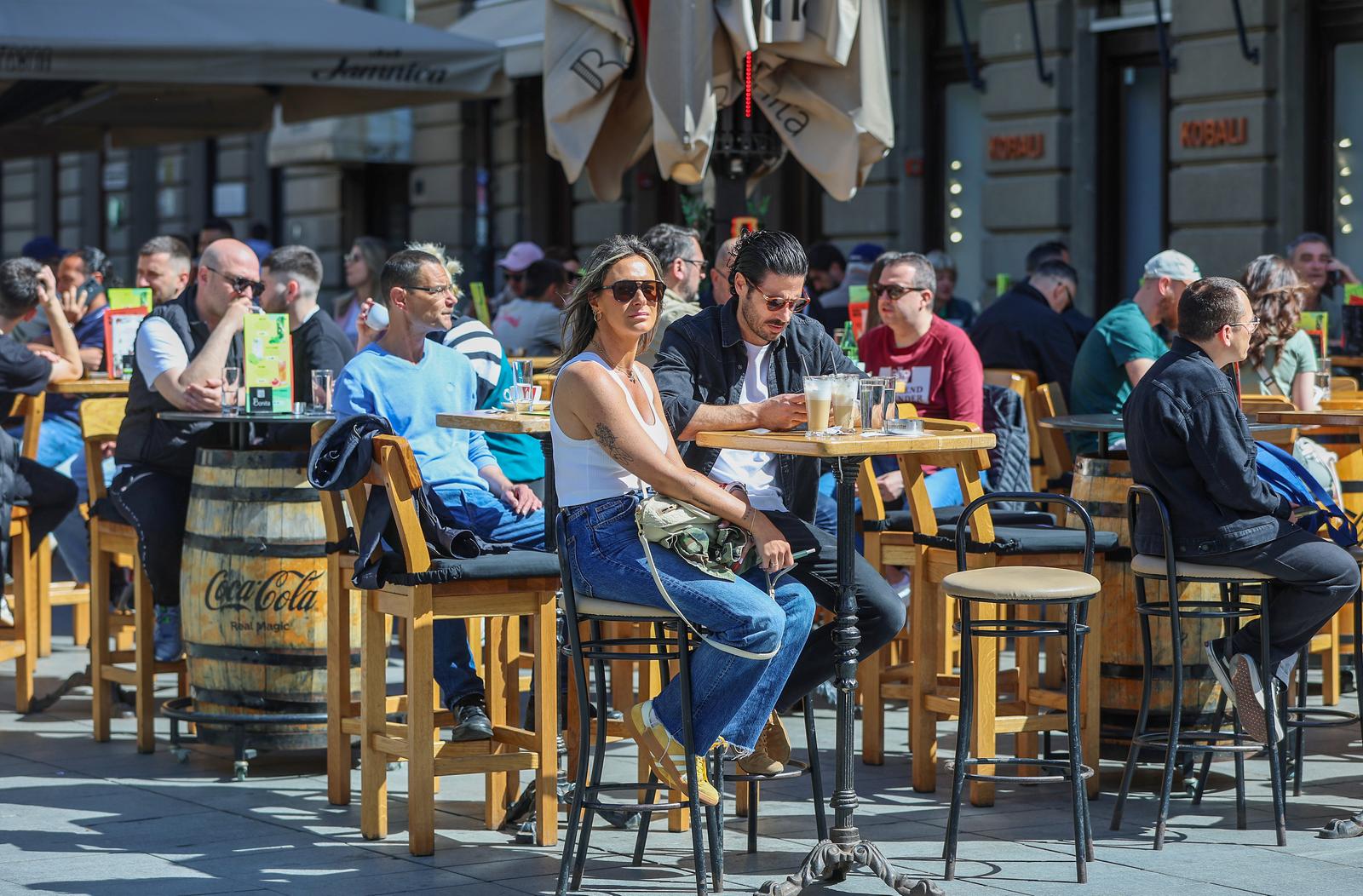 20.04.2025., Zagreb - Suncano uskrsnje jutro u sredistu grada. Photo: Sanjin Strukic/PIXSELL