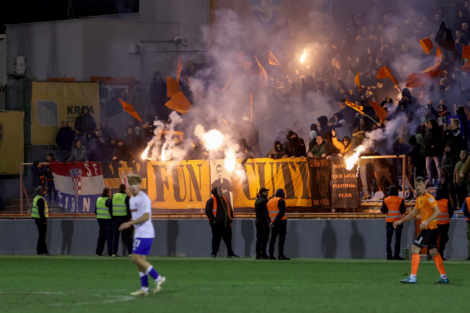 22.12.2024., Sibenik - Stadion Subicevac - SuperSport HNL, 18. kolo, HNK Sibenik - HNK Hajduk Photo: Sime Zelic/PIXSELL