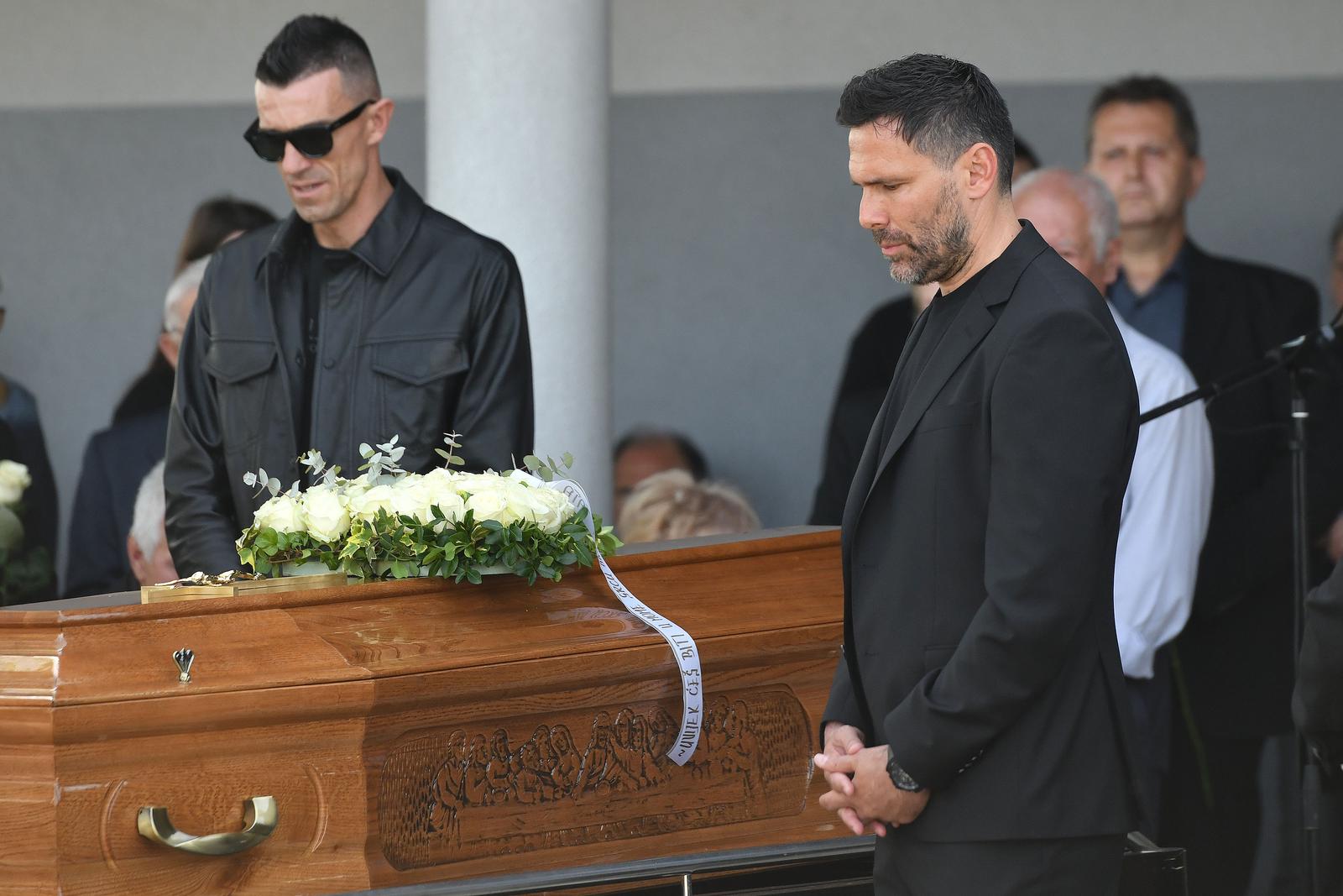 23.04.2025., Sveti Martin na Muri - Posljednji ispracaj bivseg hrvatskog nogometnog reprezentativca Nikole Pokrivaca na mjesnom groblju. Ivan Krstanovic, Jerko Leko Photo: Vjeran Zganec Rogulja/PIXSELL