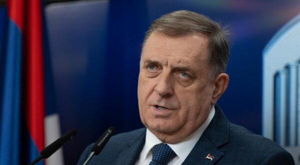 24.03.2025., Banja Luka, Bosna i Hercegovina - Predsjednik Republike Srpske Milorad Dodik odrzao je konferenciju za medije o trenutnoj politickoj i sigurnosnoj situaciji u BiH. Photo: Dejan Rakita/PIXSELL