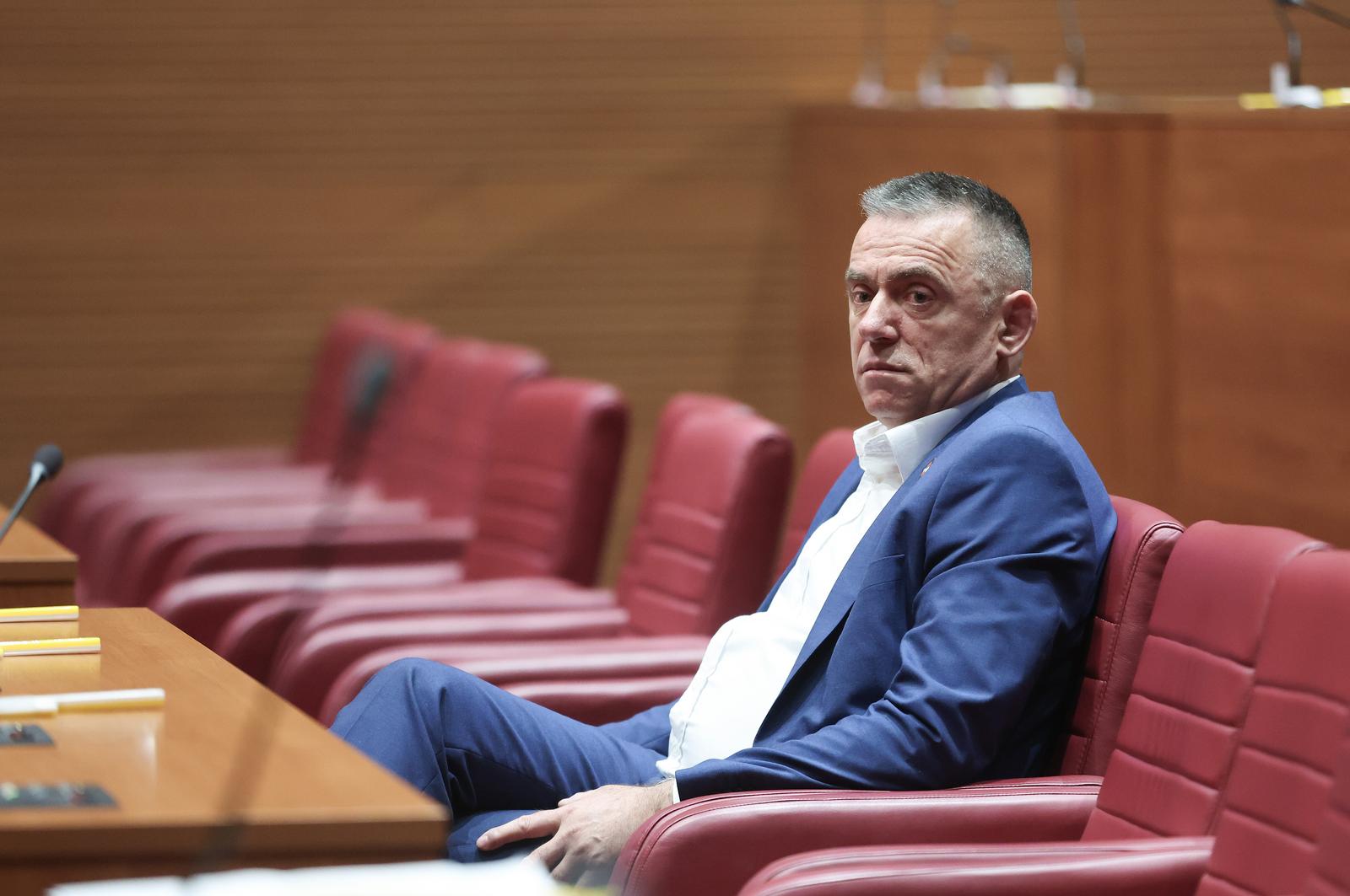 24.04.2025., Zagreb - Sjednica Sabora RH. Hrvatski sabor raspravljao je o konacnom prijedlogu Zakona o grobljima. Photo: Sanjin Strukic/PIXSELL