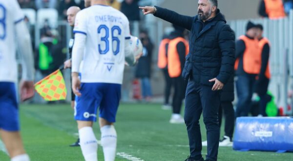 24.11.2024., stadion Opus Arena, Osijek - SuperSport HNL, 14. kolo, NK Osijek - HNK Hajduk. trener Hajduka Gennaro Gattuso Photo: Davor Javorovic/PIXSELL