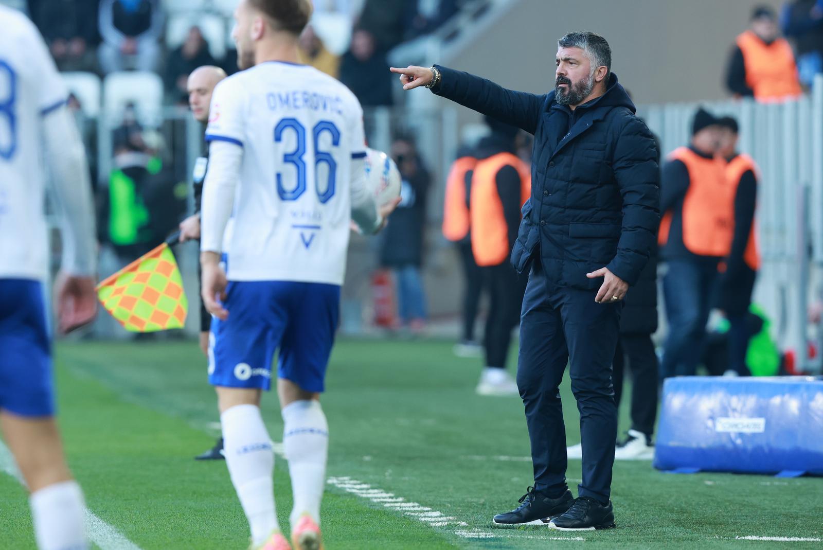 24.11.2024., stadion Opus Arena, Osijek - SuperSport HNL, 14. kolo, NK Osijek - HNK Hajduk. trener Hajduka Gennaro Gattuso Photo: Davor Javorovic/PIXSELL