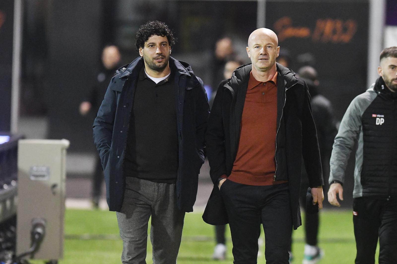 24.11.2024., stadion Subicevac, Sibenik - SuperSport HNL, 14. kolo, HNK Sibenik - HNK Gorica. Mario Carevic, Rajko Vidovic. Photo: Hrvoje Jelavic/PIXSELL
