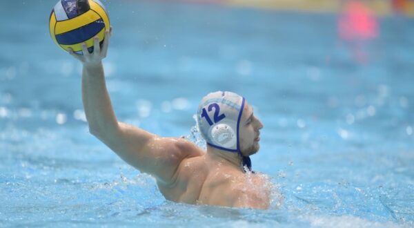 25.01.2025., Sportski park Mladost, Zagreb - LEN Eurokup, osmina finala, HAVK Mladost - CSA Steaua Bukurest. Konstantin Kharkov Photo: Igor Soban/PIXSELL