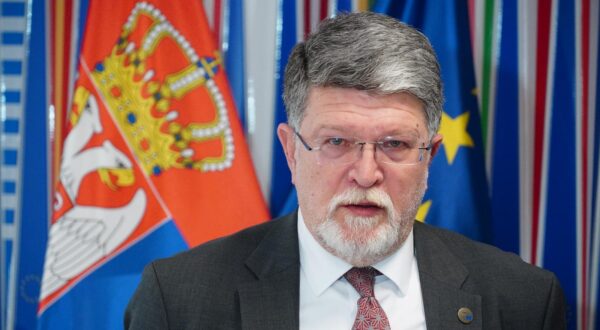 26, February, 2025, Belgrade - The European Parliament rapporteur for Serbia, Tonino Picula, took the opportunity to talk to journalists in Belgrade at the end of his visit. Tonino Picula. Photo: M.M./ATAImages

26, februar, 2025, Beograd - Izvestilac Evropskog parlamenta za Srbiju Tonino Picula iskoristio je priliku da razgovara sa novinarima u Beogradu na kraju svoje posete. Photo: M.M./ATAImages Photo: M.M/ATA Images/PIXSELL