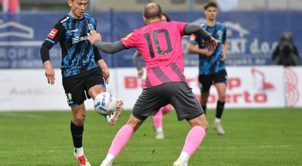 26.04.2025., Stadion Varteks, Varazdin- SuperSport HNL, 32. kolo, NK Varazdin-NK Lokomotiva. Dimitar Mitrovski. Photo: Vjeran Zganec Rogulja/PIXSELL