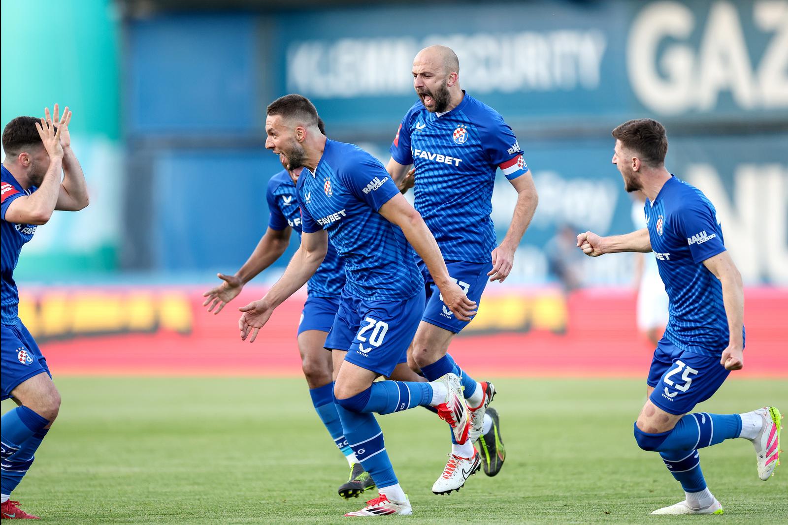 27.04.2025., stadion Maksimir, Zagreb - SuperSport HNL, 32. kolo, GNK Dinamo - HNK Rijeka. Marko Pjaca i Josip Misic. Photo: Slavko Midzor/PIXSELL