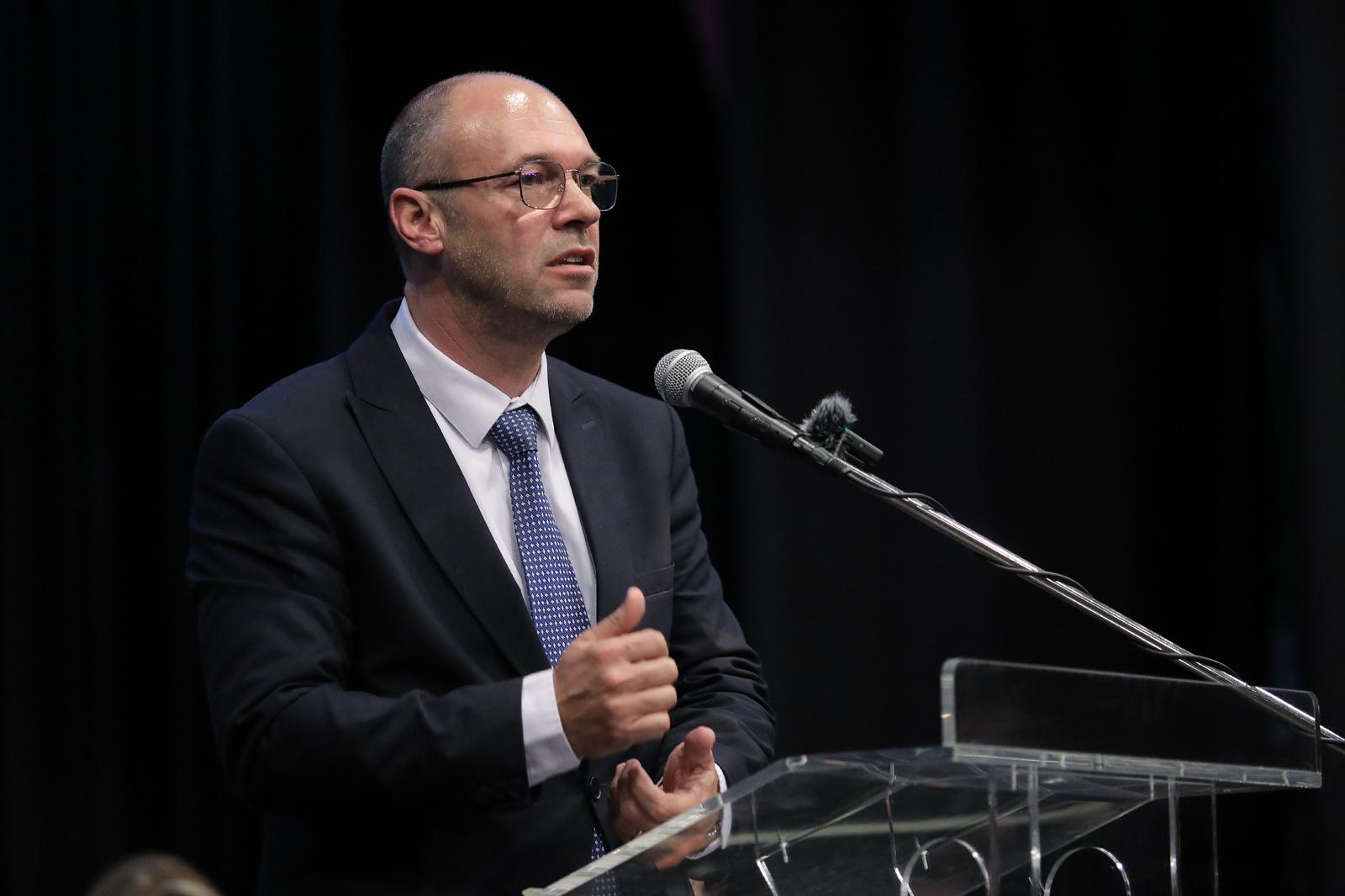 27.05.2024., Zagreb - U Djecjem kazalistu Dubrava odrzano je predstavljanje HDZ-ove liste za europske izbore. Davor Ivo Stier. Photo: Tomislav Miletic/PIXSELL