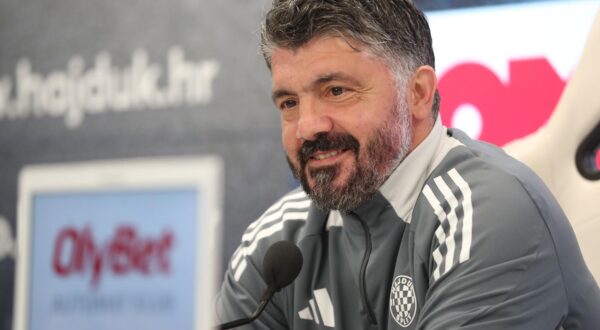 29.032025., Split - Trener Hajduka Gennaro Gattuso na konferenciji za medije uoci utakmice protiv Sibenika. Photo: Ivo Cagalj/PIXSELL