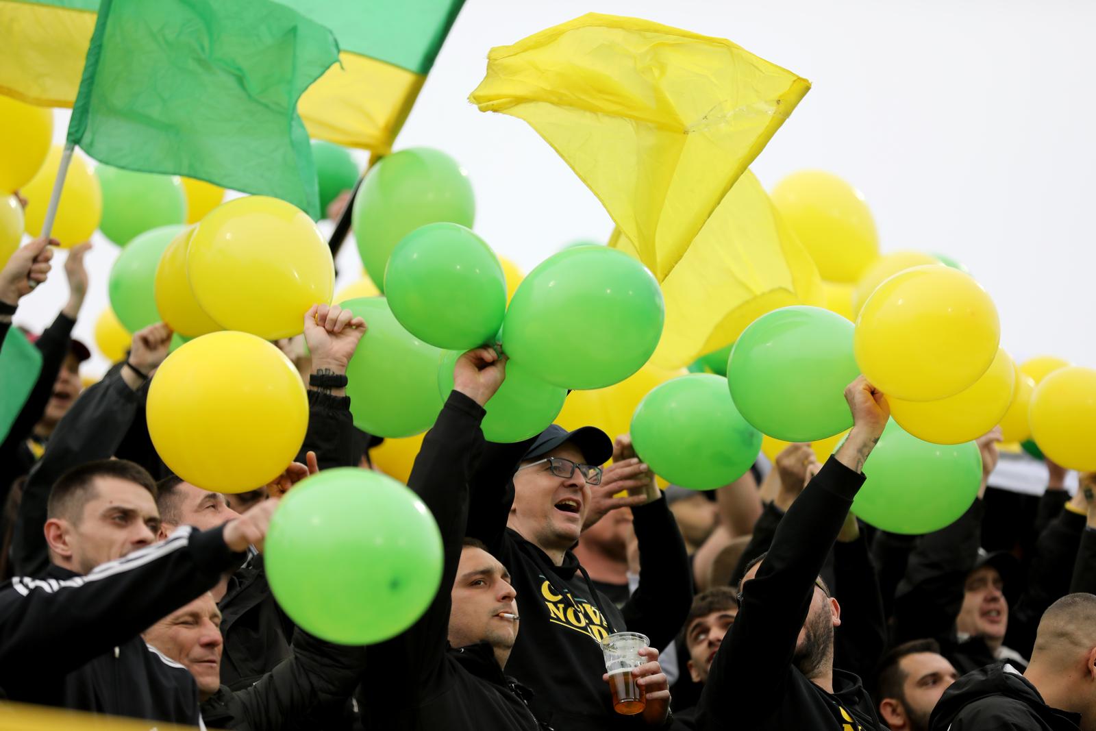 29.03.2025., stadion Aldo Drosina, Pula - SuperSport HNL, 27. kolo, NK Istra 1961 - NK Osijek. navijaci Istre, Demoni Photo: Sasa Miljevic/PIXSELL