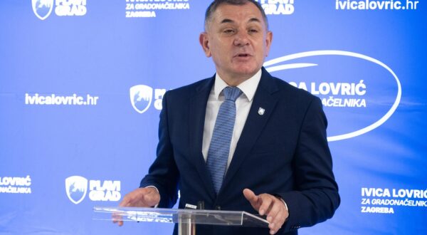30.04.2025., Zagreb - U prostorijama Matice umirovljenika u Preradoviceva ulici odrzano je predstavljanje kandidata za zagrebacku Skupstinu stranke Plavi grad. Ivica Lovric. Photo: Davor Puklavec/PIXSELL