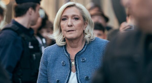 President of the parliamentary group of the French far-right Rassemblement National (RN) party, Marine Le Pen leaves the headquarters of the French far-right Rassemblement National (RN) party, after a French court sentenced her to a five-year ban on running for office and a prison term in a trial on charges of embezzlement of European public funds, in Paris on March 31, 2025. Marine Le Pen will appeal her conviction for embezzlement of public funds, her lawyer said on March 31, 2025, after a court handed her a five-year ban on running for office. Le Pen was sentenced to a five-year ban on running for office with immediate effect, throwing into doubt her bid to stand for president in 2027. She was also given a four-year prison term but will not go to jail, with two years of the term suspended and the other two to be served outside jail with an electronic bracelet, the court ruled. Including 56-year-old Le Pen, nine figures from her Rassemblement National party were convicted over a scheme where they took advantage of European Parliament expenses to employ assistants who were actually working for the party. Photo by Alexis Jumeau/ABACAPRESS.COM Photo: Jumeau Alexis/ABACA/ABACA
