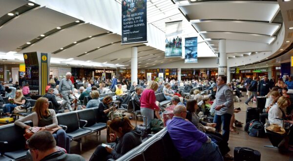 LONDON, UK - MAY 15 2015:Passengers in Heathrow Airport in London, UK.Heathrow is the busiest airport in the United Kingdom and the busiest airport in Europe by passenger traffic. Photo via Newscom Newscom/PIXSELL
