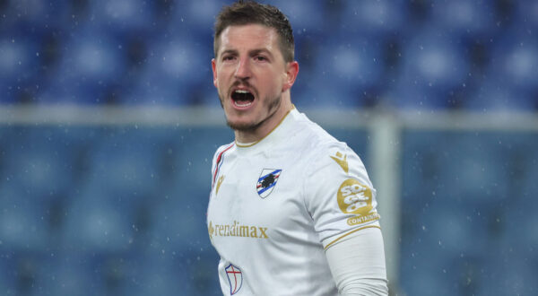 Serie B, Day 25, Genova, Stadio Ferraris, Sampdoria - Modena, in the photo: Alessio Cragno during UC Sampdoria vs Modena FC, Italian soccer Serie B match in Genoa, Italy, February 08 2025 PUBLICATIONxNOTxINxITA Copyright: xGabrielexSiri/IPAxSportx/xipa-agency.netx/xx IPA_53789279 IPA_Agency_IPA53789279