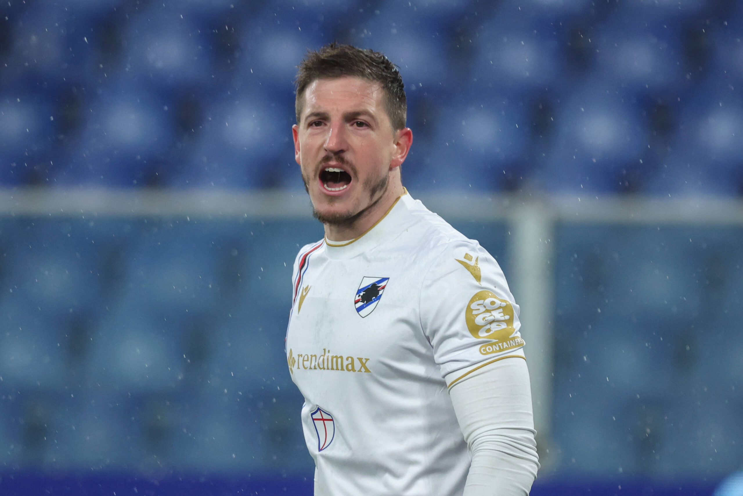 Serie B, Day 25, Genova, Stadio Ferraris, Sampdoria - Modena, in the photo: Alessio Cragno during UC Sampdoria vs Modena FC, Italian soccer Serie B match in Genoa, Italy, February 08 2025 PUBLICATIONxNOTxINxITA Copyright: xGabrielexSiri/IPAxSportx/xipa-agency.netx/xx IPA_53789279 IPA_Agency_IPA53789279