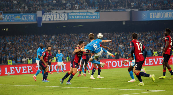 Serie A Football Championship Match - 2024/25 Napoli vs Cagliari During the football match of 23/05/2025, valid for the Italian Serie A championship - 2024/25 in Naples at the Diego Armando Maradona Stadium between SSC Napoli vs FC Cagliari In the photo: goal the Scott McTominay of SSC Napoli NAPOLI Stadium Diego Armando Maradona CAMPANIA ITALIA Copyright: xFABIOxSASSOxFabioxSassox Napoli Cagliari2025_05_23Fabio Sasso5532