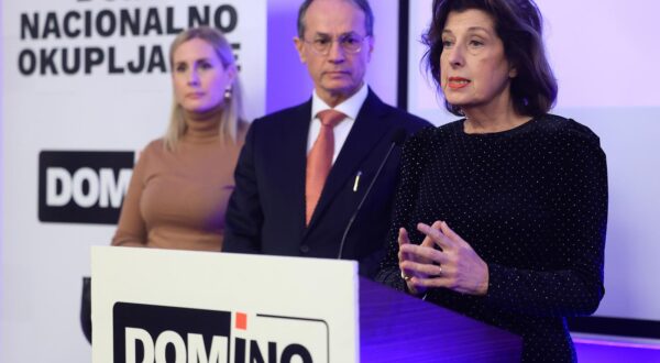 29.12.2024., Zagreb - Izborni stozer predsjednicke kandidatkinje Branke Lozo u hotelu Aristos. Photo: Marko Prpic/PIXSELL