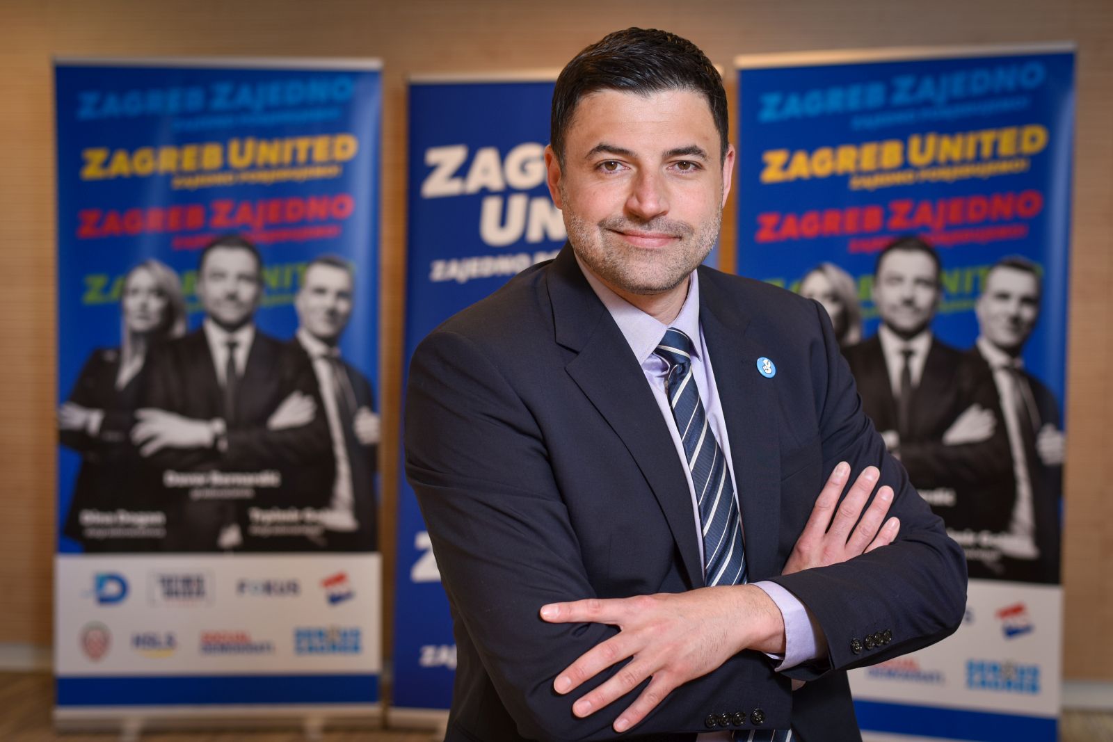 02.05.2025., Zagreb - Davor Bernardic, kandidat za gradonacelnika Zagreba. 

Photo Sasa ZinajaNFoto