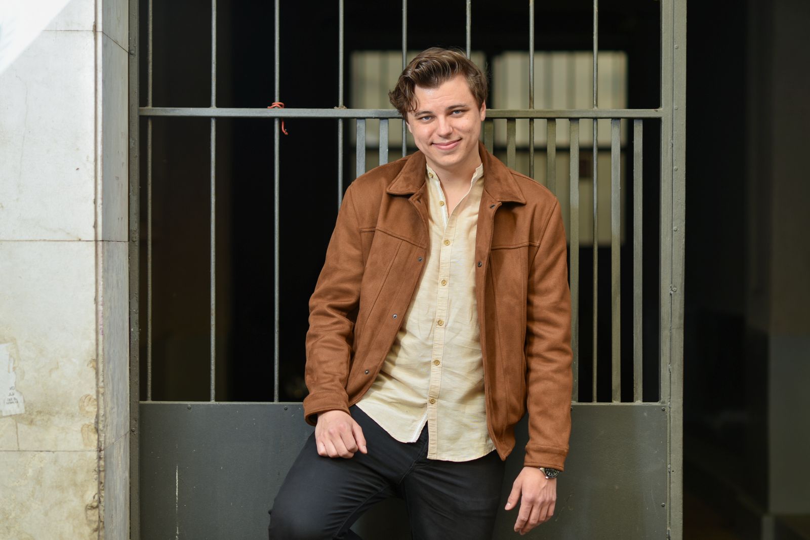29.04.2025., Zagreb - Dominik Cicak, glumac i redatelj. 

Photo Sasa ZinajaNFoto