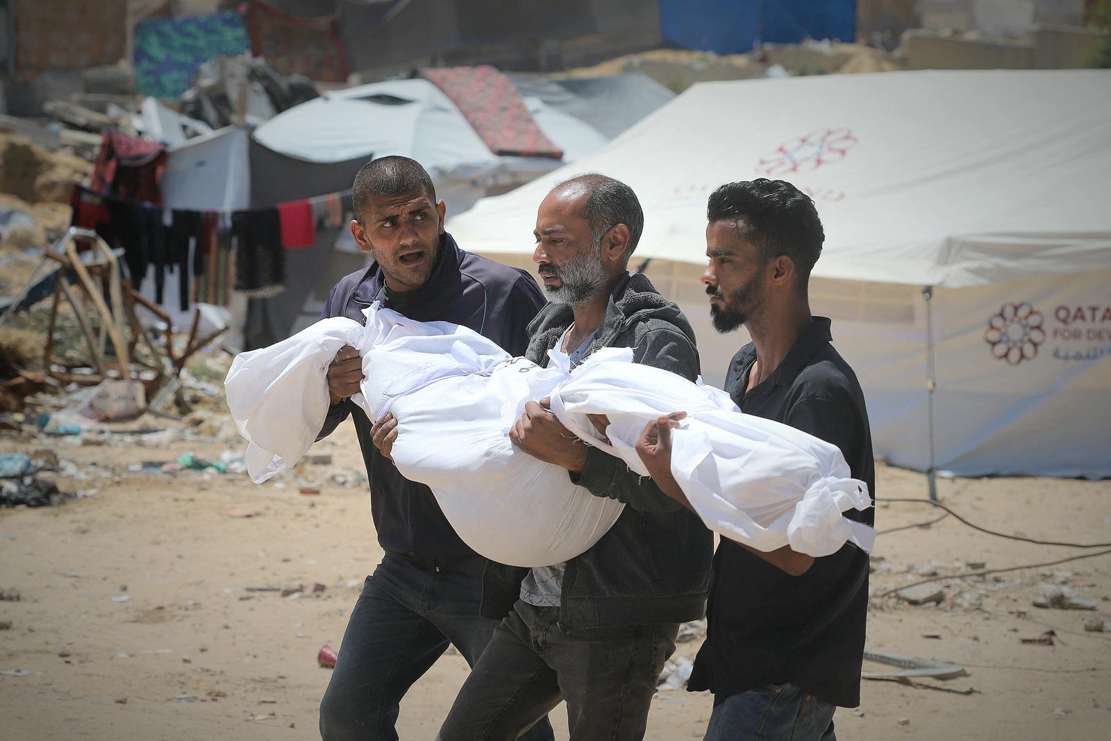 Funeral of child martyr Hassan Munir Hamad, who was killed by the Israeli occupation army in Beit Hanoun, north of the Gaza Strip, Palestine, on May 6, 2025. Photo by Ramez Habboub/ABACAPRESS.COM Photo: Habboub Ramez/ABACA/ABACA