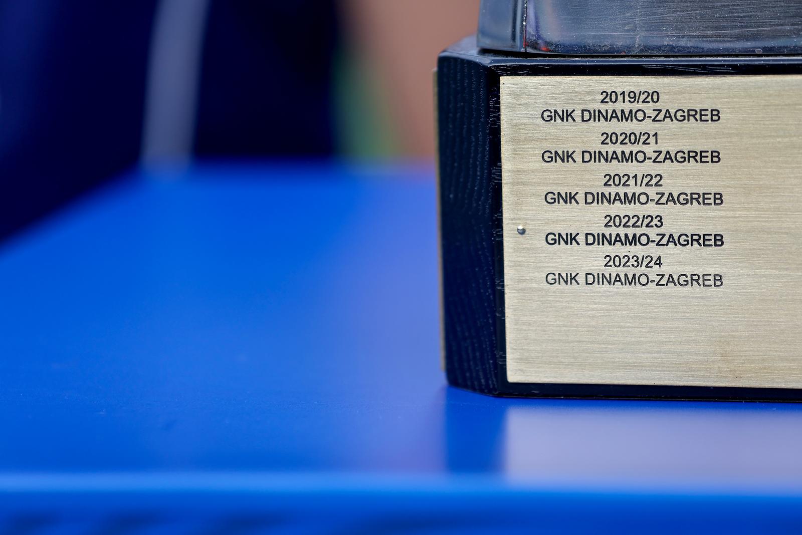 26.05.2024., stadion Maksimir, Zagreb - SuperSport HNL, 36. kolo, GNK Dinamo - NK Rudes. Pehar za prvaka Photo: Igor Kralj/PIXSELL