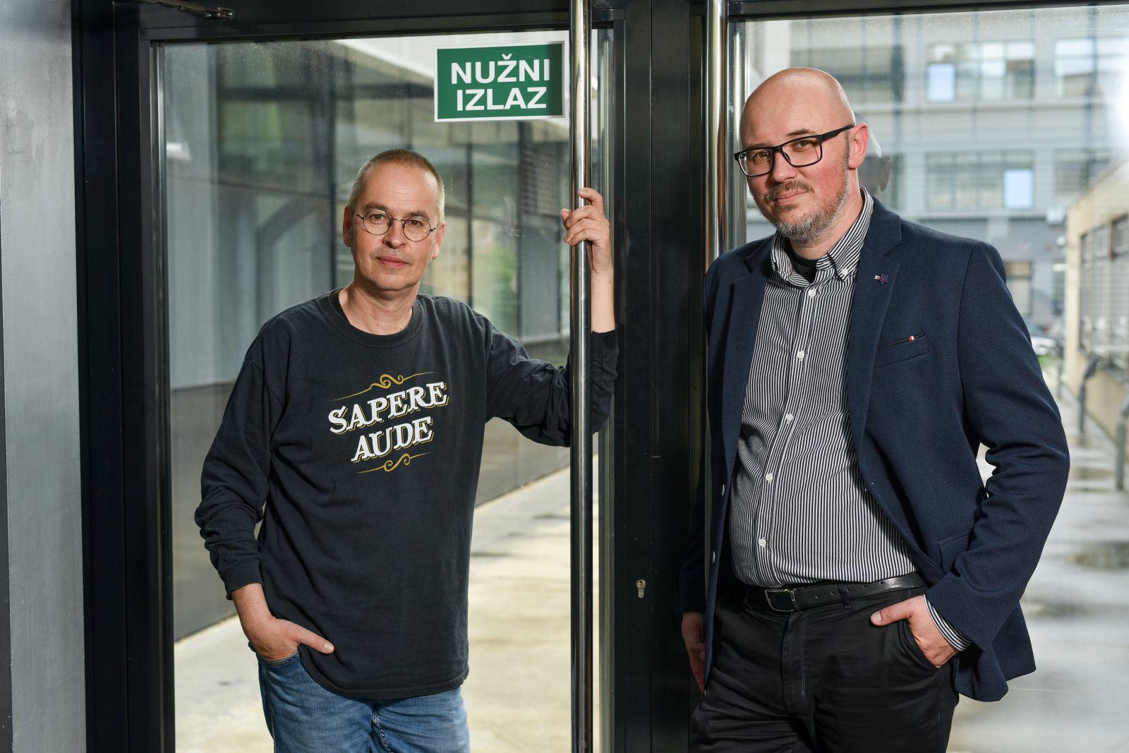 22.05.2025., Zagreb - Hrvoje Juric i Ivan Obadic, sveucilisni profesori.

Photo Sasa ZinajaNFoto