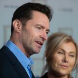Photo by: NDZ/STAR MAX/IPx 2023 2/6/18 Hugh Jackman and Deborra-lee Furness attend Bob Roth's "Strength In Stillness: The Power of Transcendental Meditation" book launch party at Joe's Pub on February 6, 2018 in New York City. Hugh Jackman and Deborra-lee Furness at a book launch party
