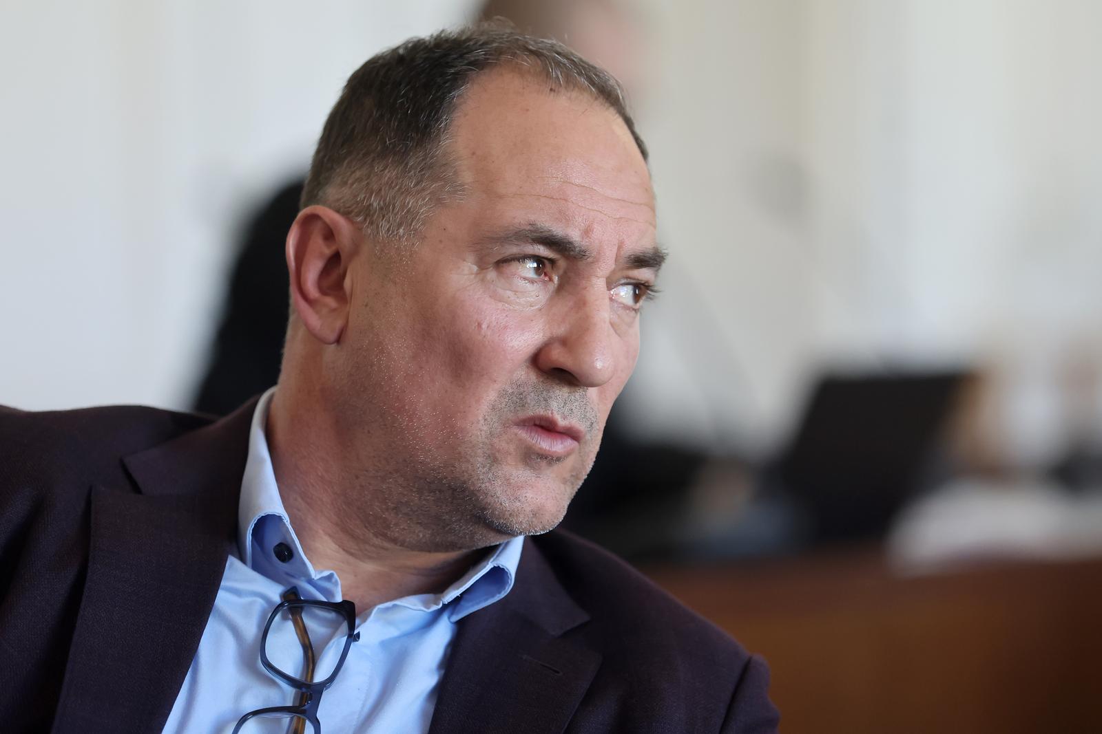 18.03.2025., Osijek - Na Zupanijskom sudu nastavljeno je sudjenje braci Mamic i ostalima za izvlacenje novca iz Dinama. Igor Stimac Photo: Davor Javorovic/PIXSELL