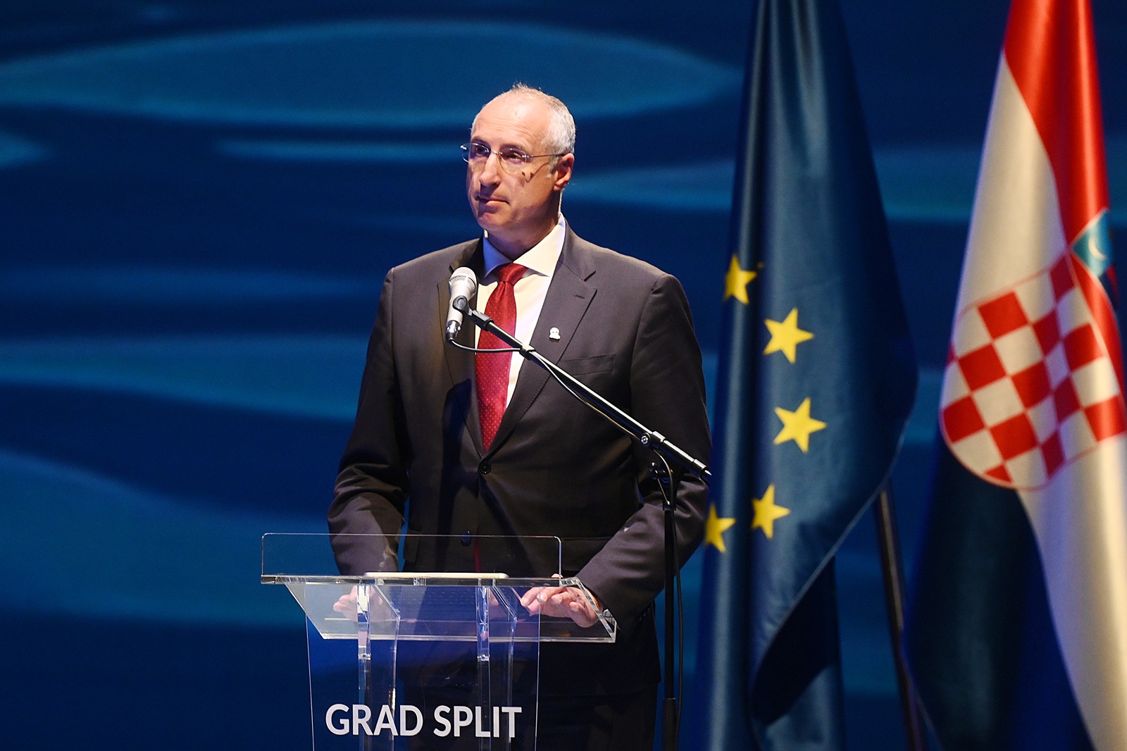 Split, 6.05.2025. - Svečana dodjela nagrada Grada Splita u povodu Dana Grada i blagdana sv. Dujma . Na slici Ivica Puljak. Foto HINA/ Mario STRMOTIĆ/ MS