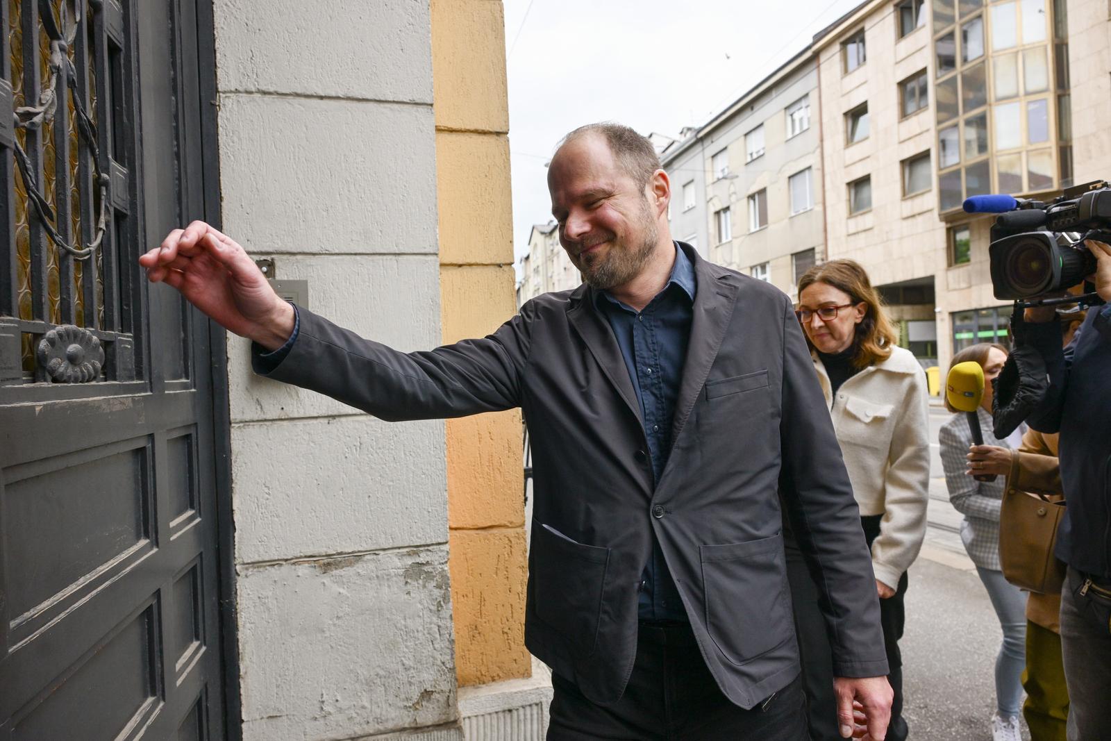 07.05.2025., Zagreb - Luka Korlaet dolazu na USKOK svjedociti  o aferi Hipodrom Photo: Neva Zganec/PIXSELL