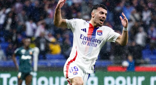 69 Georges MIKAUTADZE (ol) during the Ligue 1 MCDonald's match between Lyon and Lens at Groupama Stadium on May 4, 2025 in Lyon, France. (Photo by Alex Martin/FEP/Icon Sport/Sipa USA) Photo: Icon Sport/SIPA USA