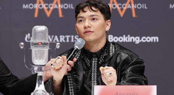 Basel, Switzerland - May 18, 2025: ESC 2025 - Press Conference - Austrian artist JJ (Johannes Pietsch) has won the 69th Eurovision Song Contest with the song 'Wasted Love'. (Photo by Mandoga Media/Sipa USA) Photo: Mandoga Media/SIPA USA