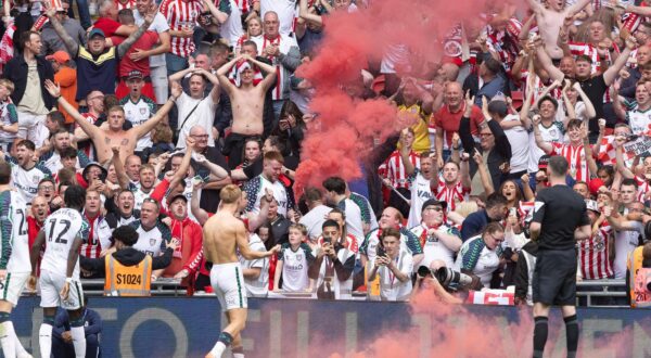 Sheffield United FC v Sunderland AFC GOAL 1-2 Tom Watson 40 of Sunderland scores and celebrates during the Sheffield United FC v Sunderland AFC skybet Championship play-off Final at Wembley Stadium, London, England, United Kingdom on 24 May 2025 Credit: Ian Stephen/Every Second Media Editorial use only. All images are copyright Every Second Media Limited. No images may be reproduced without prior permission. All rights reserved. Premier League and Football League images are subject to licensing agreements with Football DataCo Limited. see https://www.football-dataco.com Copyright: xIMAGO/EveryxSecondxMediax ESM-1492-0060 IanxStephenx/xEveryxSecondxMediax Photo: IMAGO/IMAGOSPORT