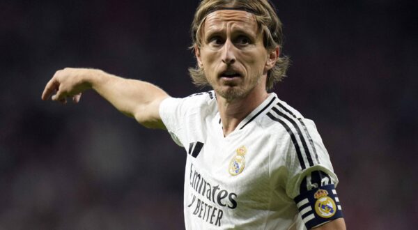 ESP: Atletico de Madrid - Real Madrid CF. La Liga EA Sports. Date 8 Luka Modric of Real Madrid CF during the La Liga EA Sports match between Atletico de Madrid and Real Madrid CF played at Civitas Metropolitano Stadium on September 29, 2024 in Madrid, Spain. kpng Copyright: xJuanxPerezx/xPRESSINPHOTOx PS_240929_ATL_RMA_144 Photo: IMAGO/Juan Perez / PRESSINPHOTO/IMAGOSPORT