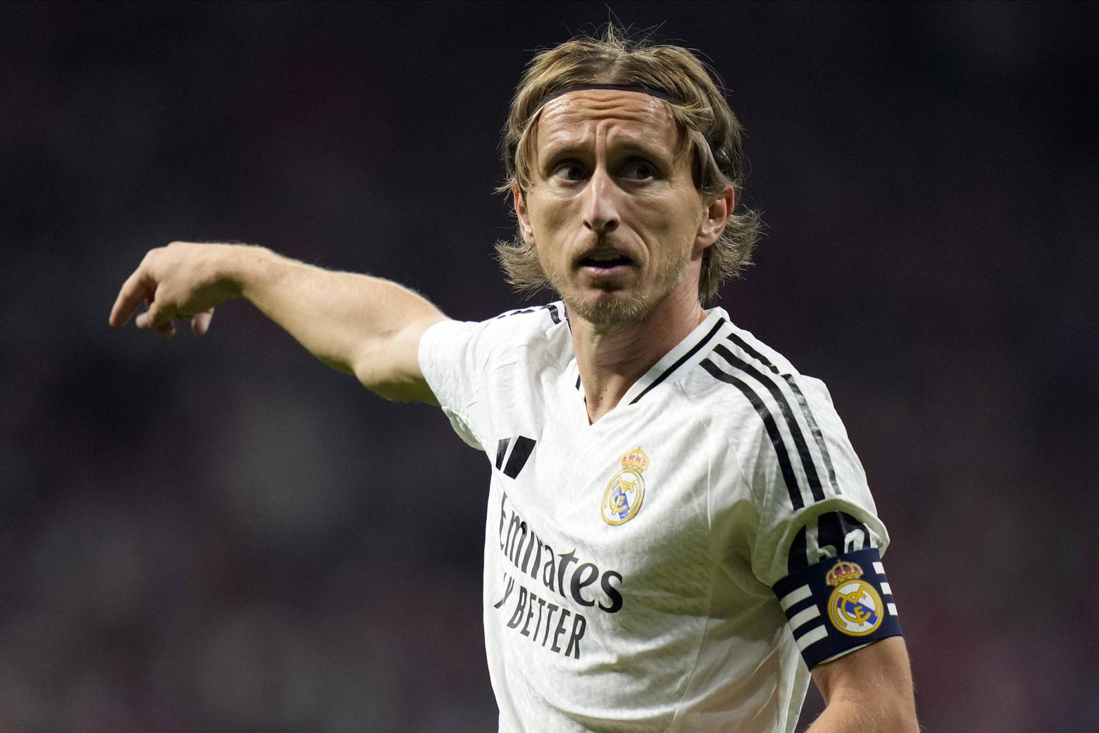ESP: Atletico de Madrid - Real Madrid CF. La Liga EA Sports. Date 8 Luka Modric of Real Madrid CF during the La Liga EA Sports match between Atletico de Madrid and Real Madrid CF played at Civitas Metropolitano Stadium on September 29, 2024 in Madrid, Spain. kpng Copyright: xJuanxPerezx/xPRESSINPHOTOx PS_240929_ATL_RMA_144 Photo: IMAGO/Juan Perez / PRESSINPHOTO/IMAGOSPORT