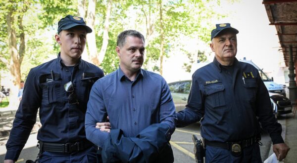 01.05.2025., Zagreb  - Privodjenje na Zupanijski sud afera Hipodrom. Kosta Kostanjevic Photo: Josip Regovic/PIXSELL