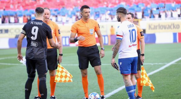 01.10.2023.,Split,stadion Poljud-SuperSport HNL,10 kolo,HNK Hajduk-GNK Dinamo.Sudac Igor Pajac, Photo: Ivo Cagalj/PIXSELL