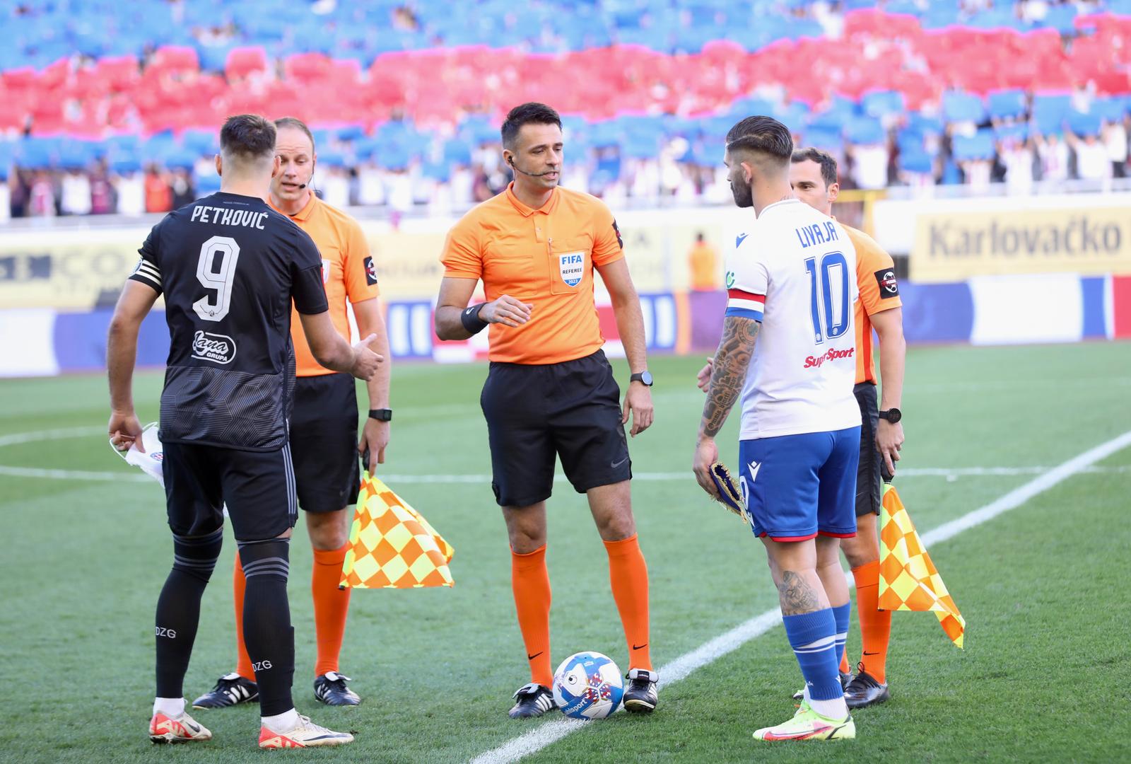 01.10.2023.,Split,stadion Poljud-SuperSport HNL,10 kolo,HNK Hajduk-GNK Dinamo.Sudac Igor Pajac, Photo: Ivo Cagalj/PIXSELL