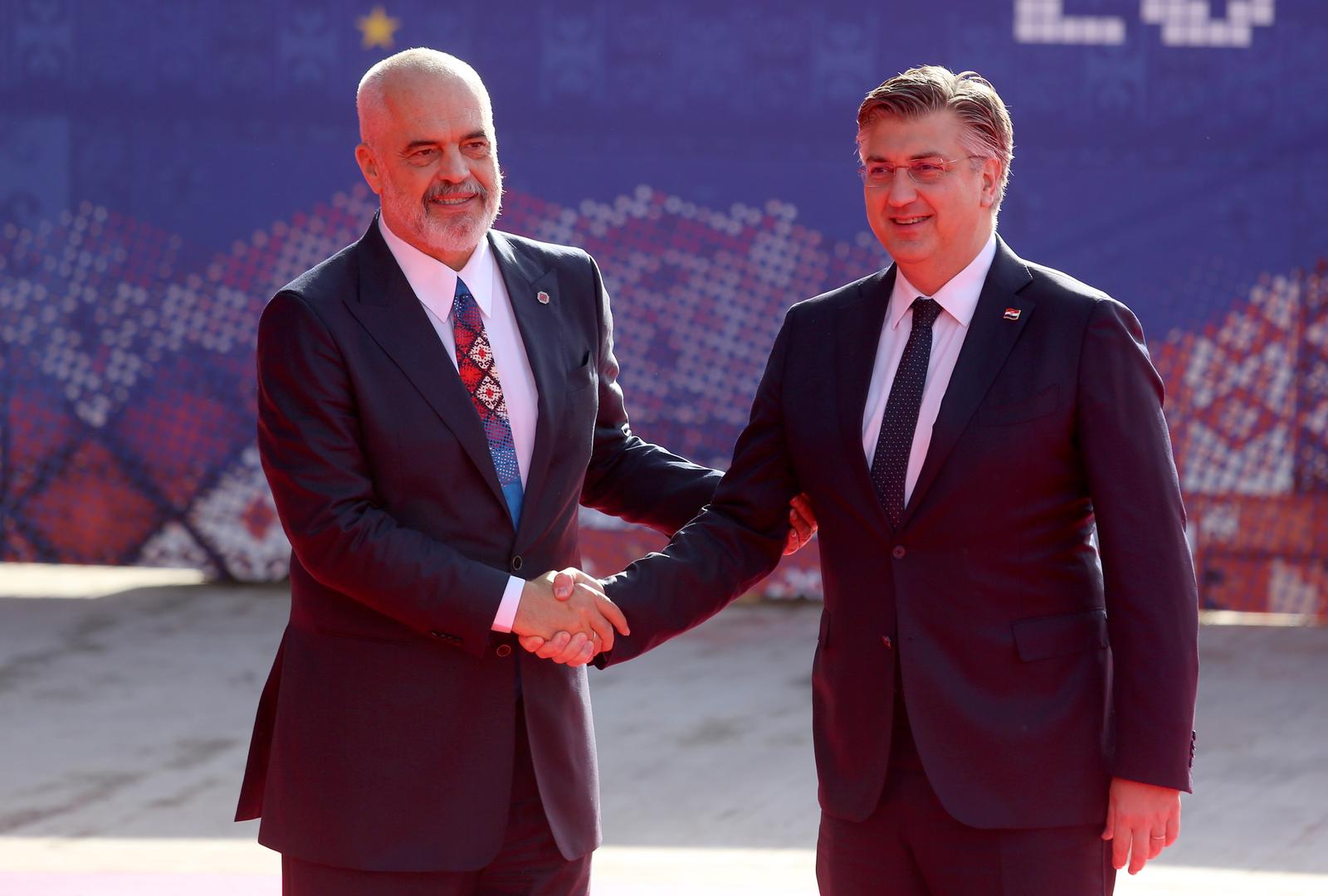 06.12.2022., Tirana, Albanija - Dolasci i sluzbena dobrodoslica sudionika Sastanka na vrhu EU-a i zemalja zapadnog Balkana. Photo: Stringer/PIXSELL