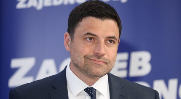 07.05.2025., Zagreb - Konferencija za medije u stozeru saveza Zagreb United na temu : Finale afere Hipodrom – razotkrivanje prave uloge Tomislava Tomasevica i Luke Korlaeta – kod koga su zavrsili milijuni eura iz gradskog proracuna izvuceni u aferi Hipodrom?
Na konferenciji su govorili , Davor Bernardic, Trpimir Goluza, Dina Dogan i  Renato Petek. Photo: Robert Anic/PIXSELL