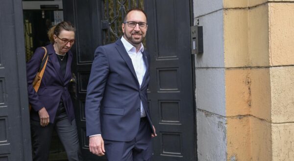 09.05.2025., Zagreb - Tomislav Tomasevic dao je izjavu za medije nakon davanja iskaza o aferi Hipodrom. Photo: Neva Zganec/PIXSELL