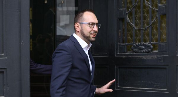09.05.2025., Zagreb - Tomislav Tomasevic dao je izjavu za medije nakon davanja iskaza o aferi Hipodrom. Photo: Neva Zganec/PIXSELL