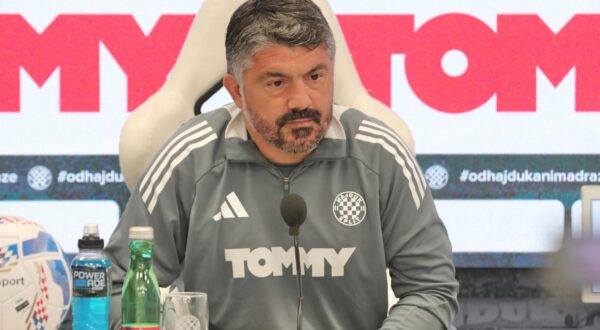 10.05.2025., Split - Trener Hajduka Gennaro Gattuso odrzao konferenciju za medije uoci utakmice 34. kola SuperSport HNL-a izmedju Gorice i Hajduka. Photo: Ivo Cagalj/PIXSELL
