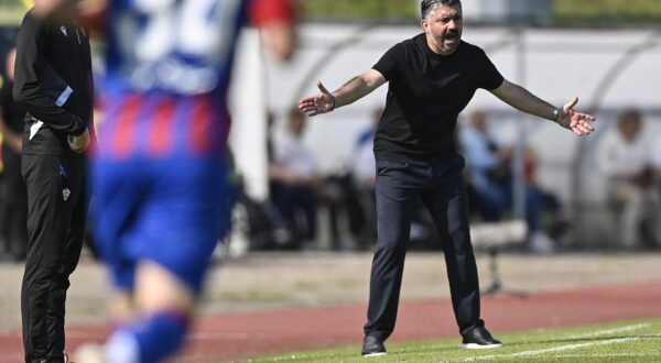 11.05.2025., Gradski stadion, Velika Gorica - SuperSport HNL, 34. kolo, HNK Gorica - HNK Hajduk. Gennaro Gattuso Photo: Igor Soban/PIXSELL
