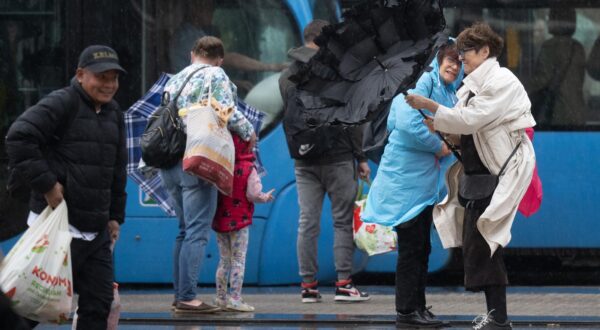 15.05.2025., Zagreb - Prolom oblaka u centru grada. Photo: Davor Puklavec/PIXSELL