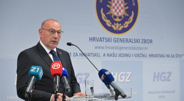 16.05.2025., Zagreb- U organizaciji Hrvatskog generalskog zbora odrzana je komemoracija za general-pukovnika Matu Lausica. potpredsjednik Vlade i ministar branitelja Tomo Medved Photo: Sandra Simunovic/PIXSELL