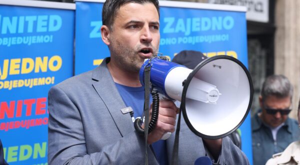 16.05.2025., Zagreb - Platforma Zagreb United odrzala je zavrsnu konferenciju za medije prije prvog kruga lokalnih izbora. Photo: Patrik Macek/PIXSELL