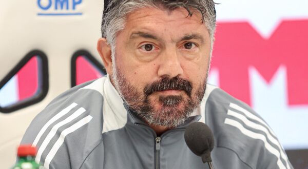 1605.2025., Split- Poljud- Novinarski salon pressica trenera Hajduka Gennaro Gattusa uoci utakmice s Rijekom na kojoj je najavio odlazak Photo: Ivana Ivanovic/PIXSELL